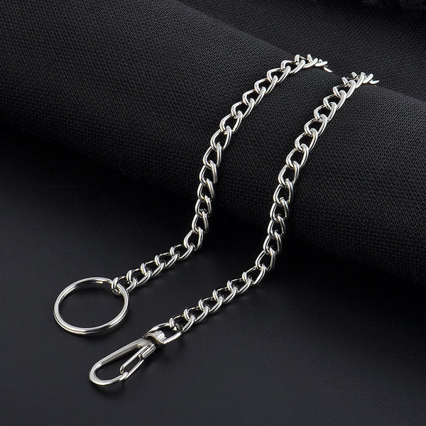 Solid Long Metal Keychain