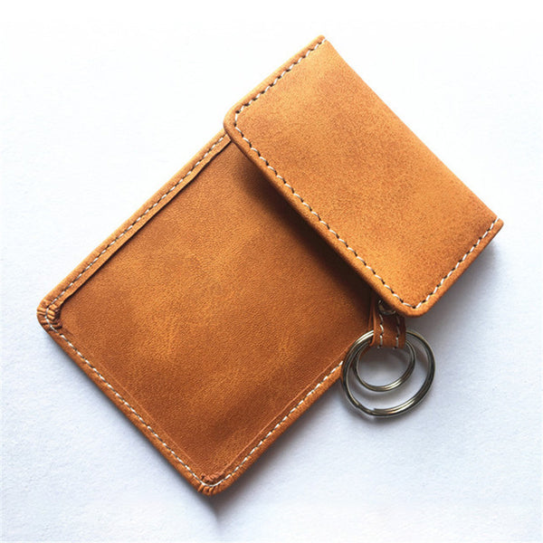 Leather Signal Blocking RFID Pouch