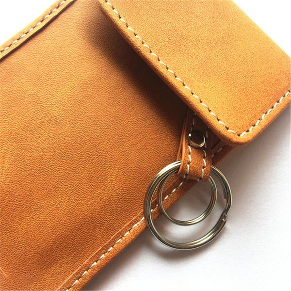 Leather Signal Blocking RFID Pouch