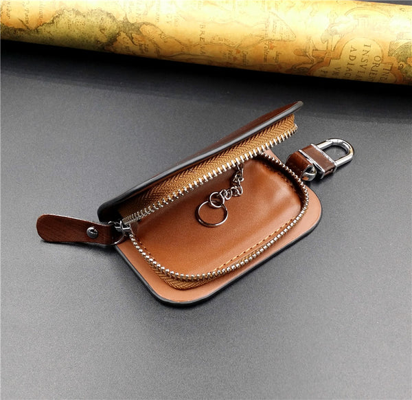 Leather Car Key Case