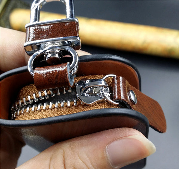 Leather Car Key Case