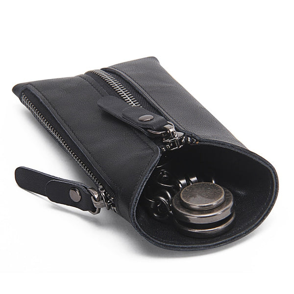 Vintage Genuine Leather Key Wallet