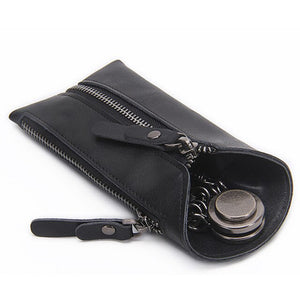 Vintage Genuine Leather Key Wallet