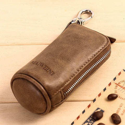 Genuine Leather Retro Key Pouch from keyrevamp