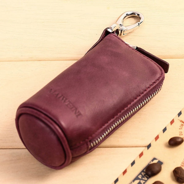 Genuine Leather Retro Key Pouch